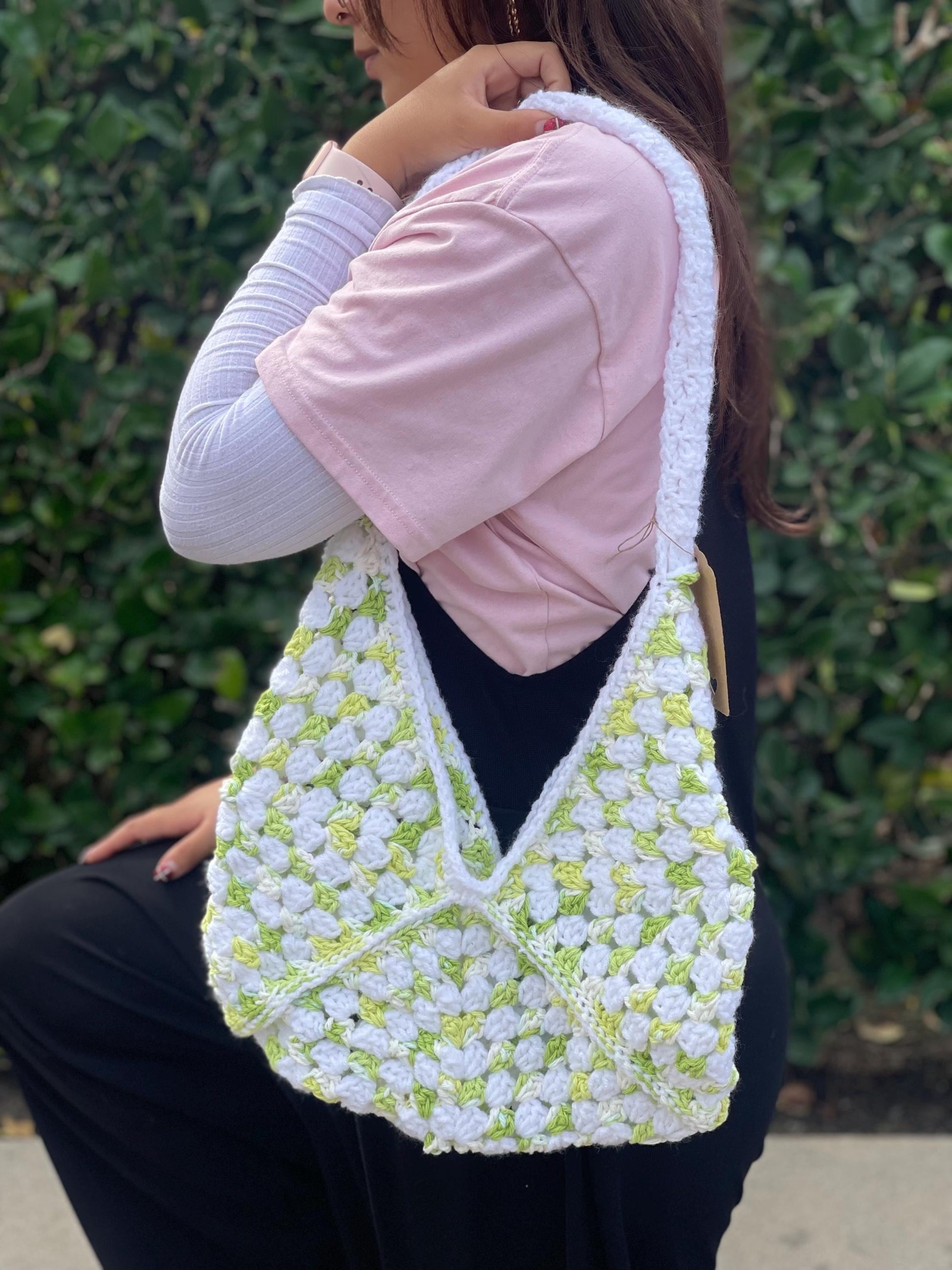 Crochet Granny Square Purse