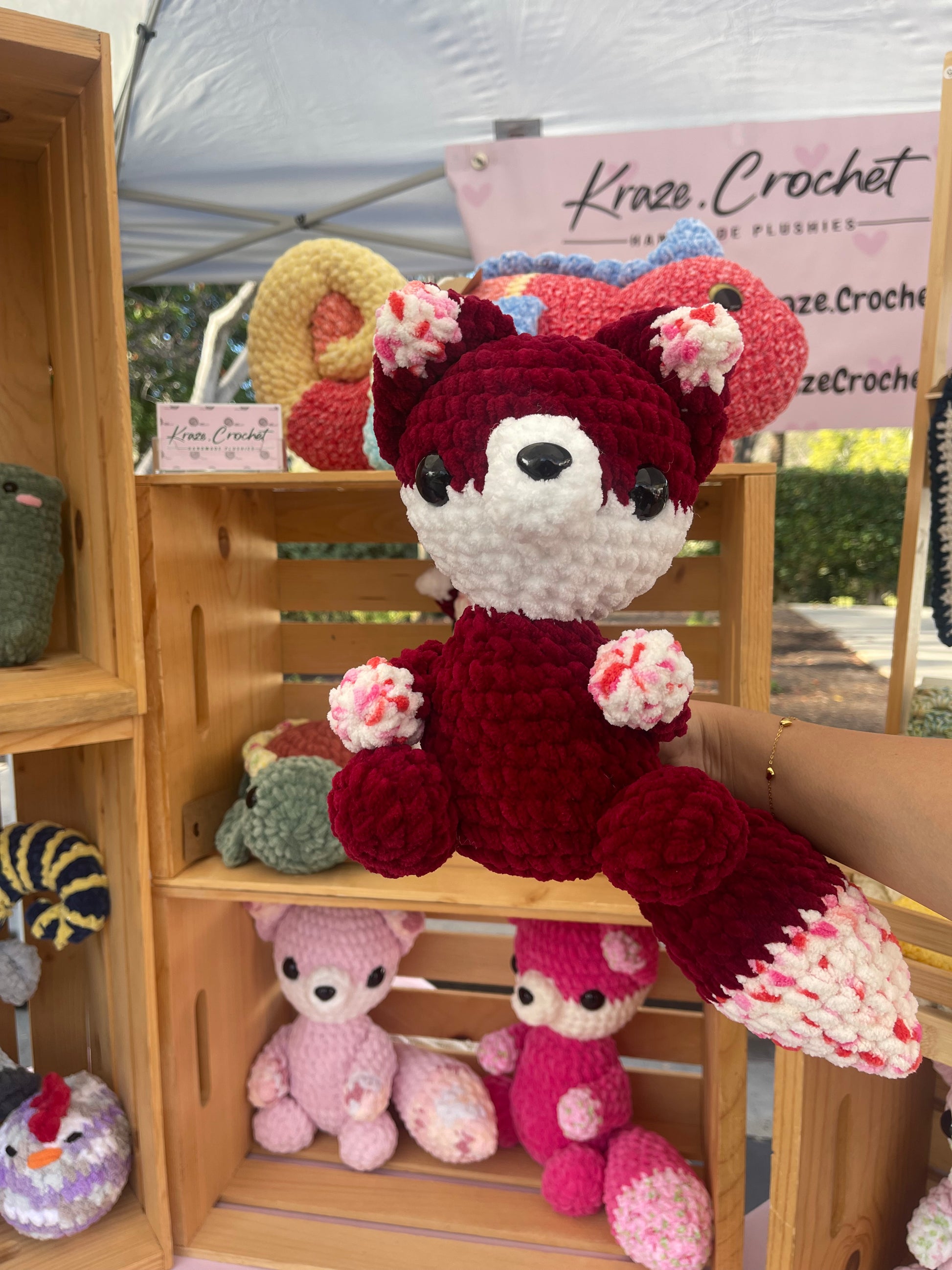 Crochet Valentines Fox Collection
