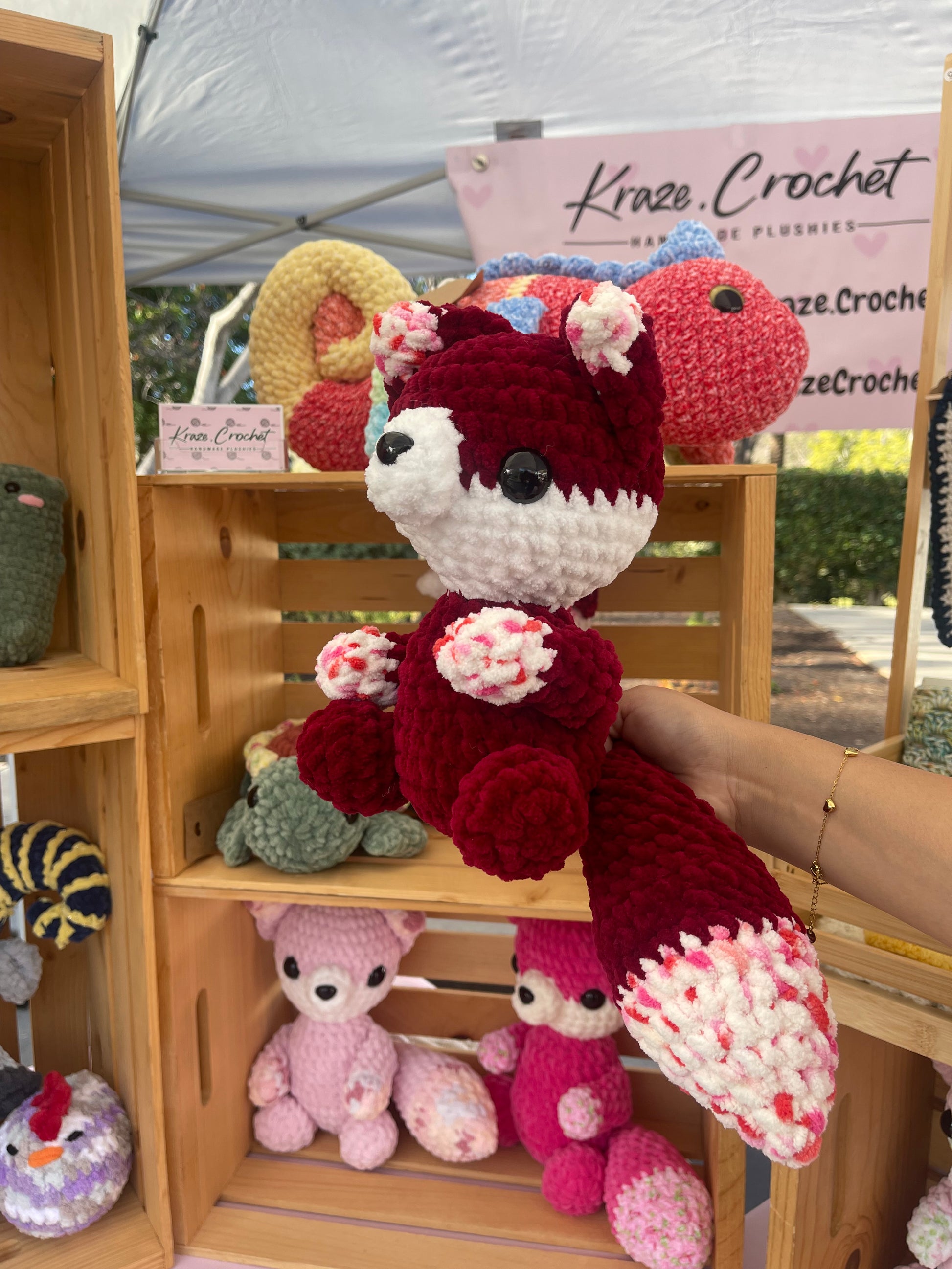 Crochet Valentines Fox Collection
