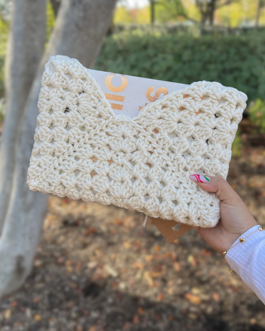 Crochet Envelope Style Book Case