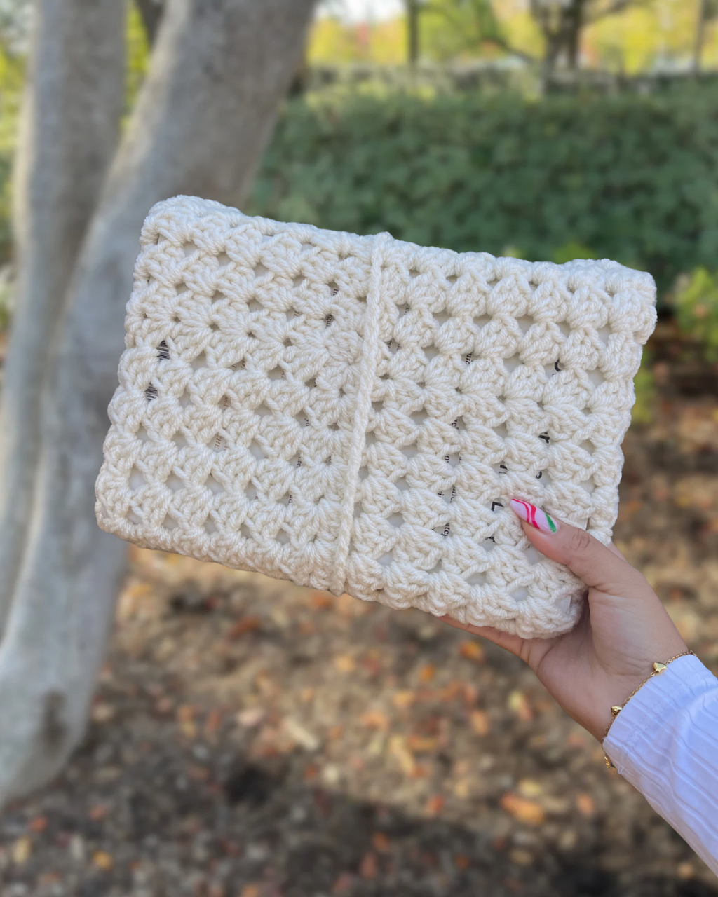Crochet Envelope Style Book Case