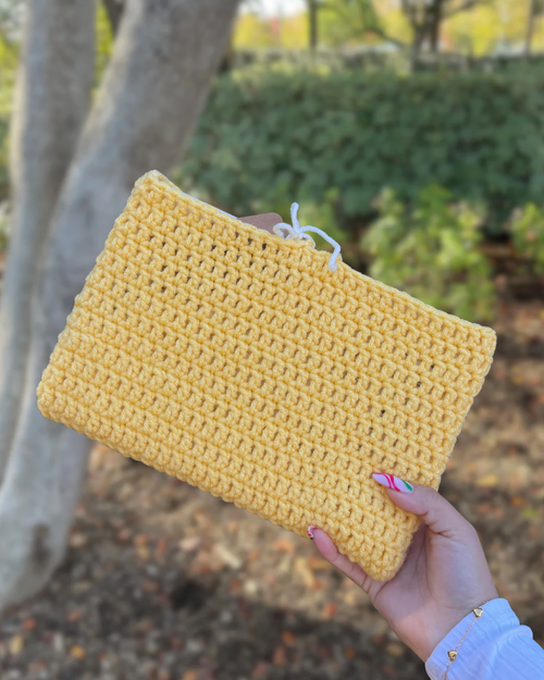 Crochet Button Book Case