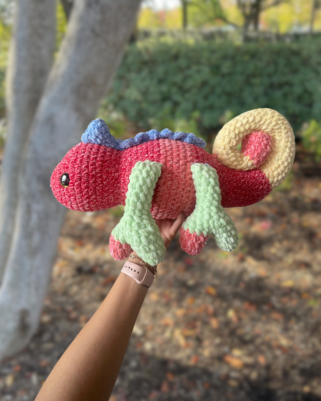 Crochet Chameleon
