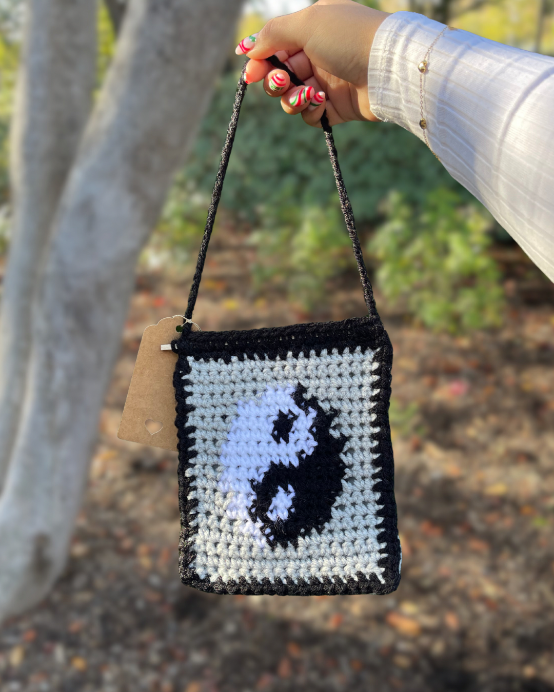 Crochet Ying Yang Tapestry