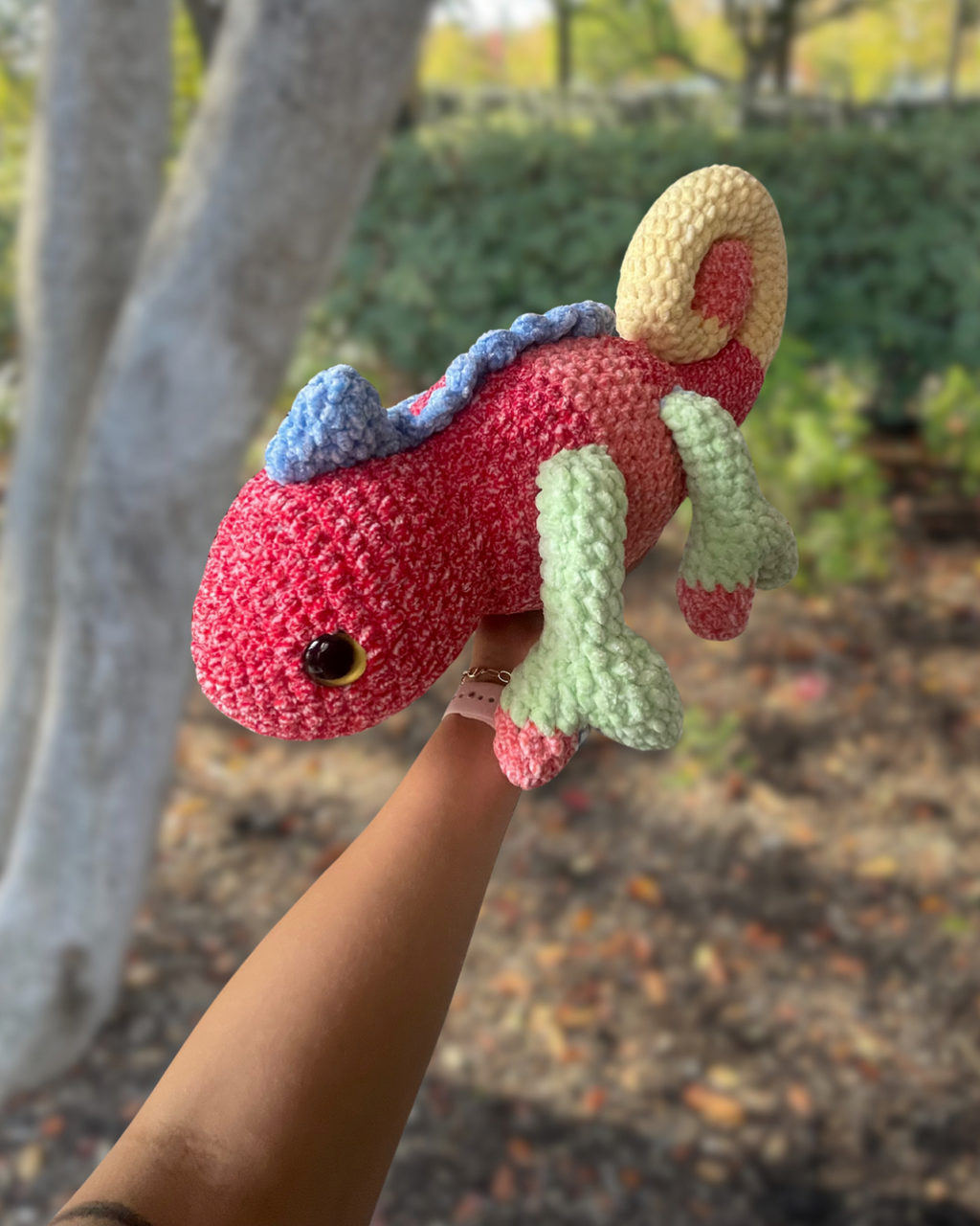 Crochet Chameleon