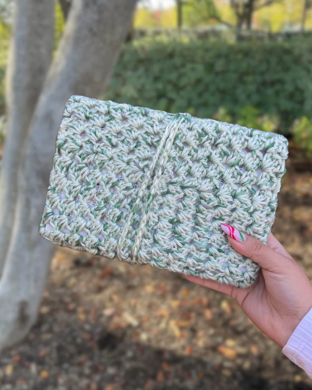 Crochet Envelope Style Book Case
