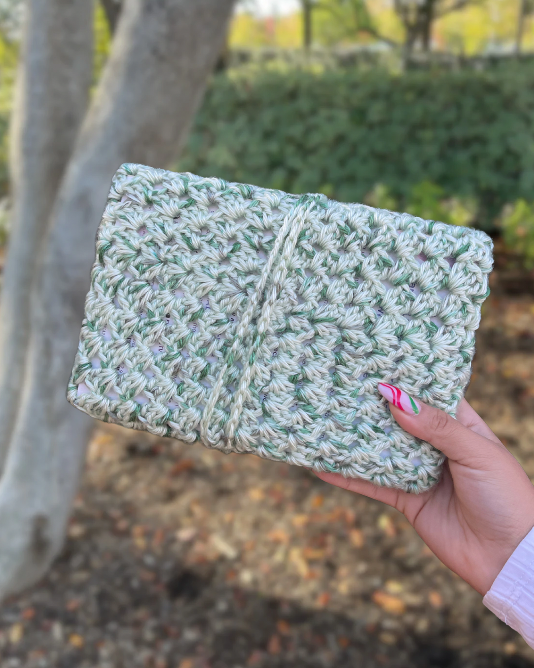 Crochet Envelope Style Book Case